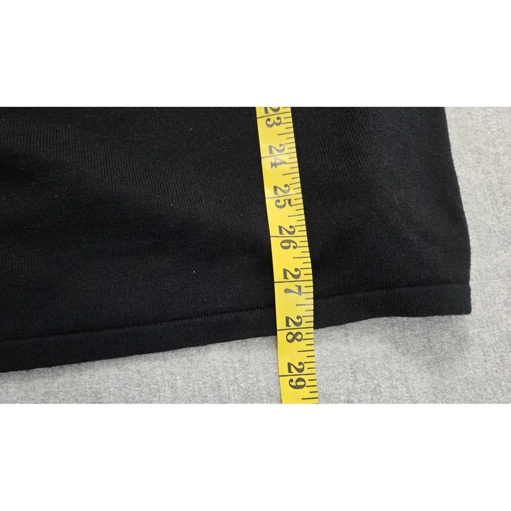 Banana Republic San Francisco Sweater Mens XL Silk Cashmere Black Career Preppy